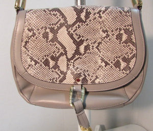 Antonio Melani Taupe Reptile Skin - NWT