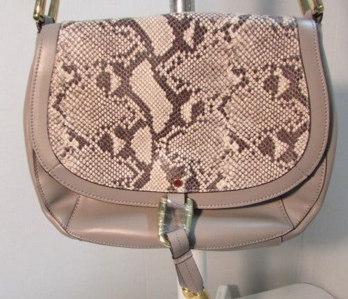 Antonio Melani Taupe Reptile Skin - NWT