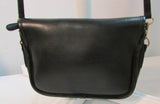 Vintage Coach Ritchie Black Leather Flap Crossbody Purse