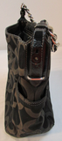 Coach Black Signature Canvas Tribeca Handbag