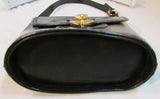 Vintage Moda Italiana All Black Leather Purse
