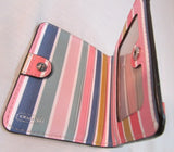 Coach Brown Coated Signature Canvas Billfold