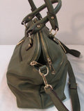 Charming Charlie Olive Green Large Satchel