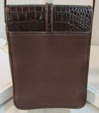 Brighton Brown Leather Flap Crossbody