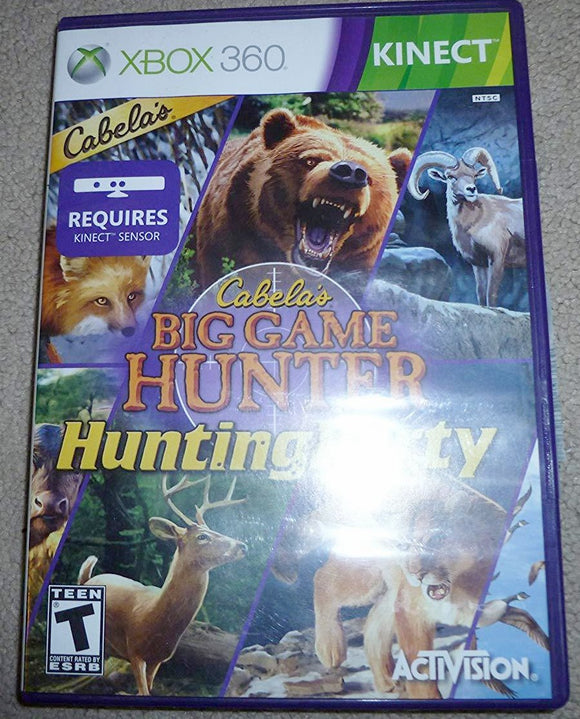 Xbox 360 Kinect Cabela's Big Game Hunter Hunting Party
