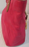 Lauren Ralph Lauren Red Leather LXVII Shoulder Bag