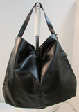 Donna Karan Polyurethane Large Black Tote