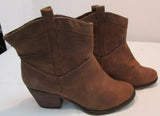 K9 Boots by Rocket Dog Brown Faux Leather Ankle Booties