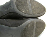 Dexflex Comfort Black Suede Faux Leather Ankle Bootie