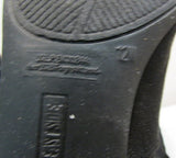 Lower East Side Black Suede Faux Leather Tall Boot