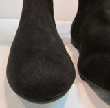 Lower East Side Black Suede Faux Leather Tall Boot