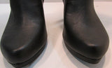 Fioni Black Faux Leather Tall Heel Boot