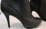 Fioni Black Faux Leather Tall Heel Boot