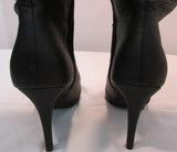 Fioni Black Faux Leather Tall Heel Boot
