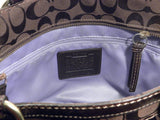 Coach Chocolate Brown Signature Canvas Gallery Tote