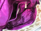 Coach Madison Op Art Signature Tote Khaki/Gold