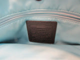 Coach Cricket Black Leather Large Shoulder Bag