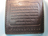 Coach Cricket Black Leather Large Shoulder Bag