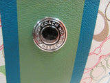 Coach Multi-Colored Signature Stripe Chelsea Purse