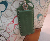 Coach Multi-Colored Signature Stripe Chelsea Purse