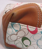 Coach Multi-Colored Signature Stripe Chelsea Purse