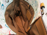 Coach Multi-Colored Signature Stripe Chelsea Purse