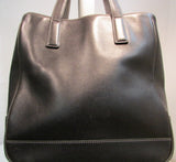 Coach Dark Brown Leather Small Tote