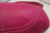 Coach Fuchsia Leather Hobo Bag