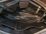 Coach Hampton Canvas and Leather Signature Carry All