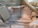 Coach Kristin Large Taupe Leather Satchel