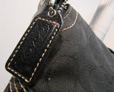 Coach Black Signature Jacquard Soho