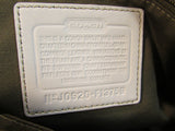 Coach White Leather Pleated East West Gallery Shoulder Bag