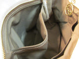 Coach White Leather Pleated East West Gallery Shoulder Bag