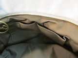 Coach White Leather Pleated East West Gallery Shoulder Bag