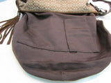 Coach Monogram Brown Canvas Hobo Bag