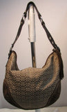 Coach Monogram Brown Canvas Hobo Bag