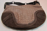 Coach Monogram Brown Canvas Hobo Bag