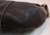 Coach Dark Brown Leather Soho Studded Hobo