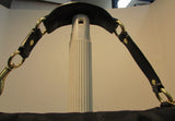 Coach Black Classic C Signature Canvas Leather Trim Mini Bucket Bag