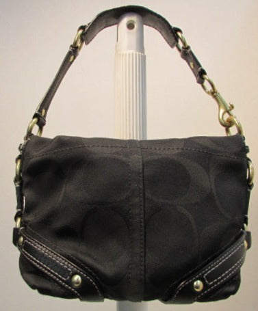 coach mini shoulder bag black