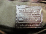 Coach Tan and Brown Signature Stripe Tote