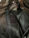 Coach Tan and Brown Signature Stripe Tote