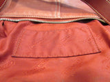 Coach Deep Red Leather Legacy Convertible Hobo Bag