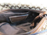 Coach Brown Signature Canvas Small Bag
