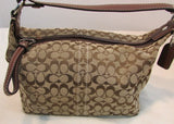 Coach Brown Signature Canvas Small Bag
