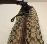 Coach Brown Signature Canvas Small Bag