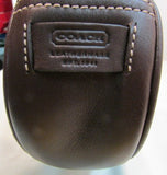 Coach Hampton Camel Suede Shoulder Bag