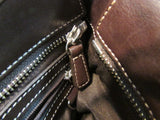 Coach Hampton Camel Suede Shoulder Bag