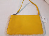 Coach Yellow Leather Wristlet