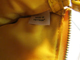 Coach Yellow Leather Wristlet